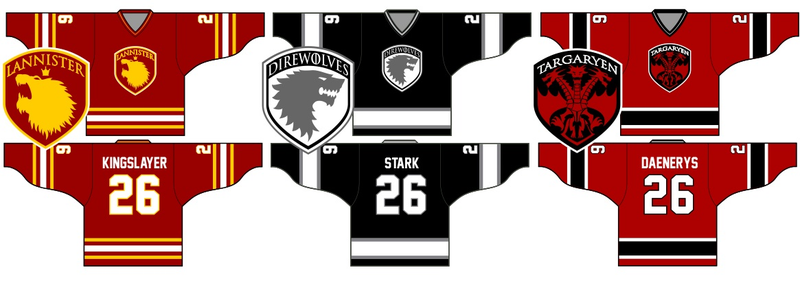 Illustration for article titled Support your favorite scifi or fantasy team in custom hockey jerseys
